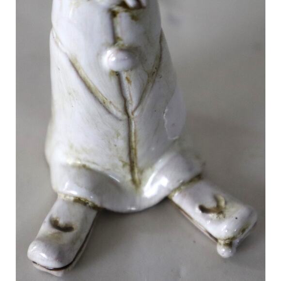 Vintage Dino Bencini Clown Figurine Vintage Italy Signed Spaghetti Hair A-25 - Picture 6 of 7